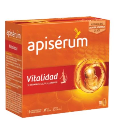 Apiserum Vitalidad SinGluten 18 viales
