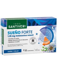 Sueño Forte SinGluten Vegan 30comp Santiveri
