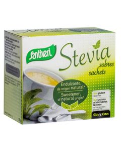 Stevia en Polvo SinGluten 50 Sobres Santiveri