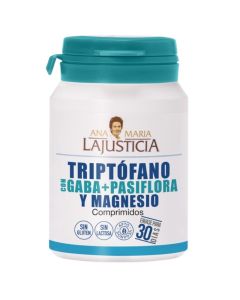 Triptofano Gaba Pasiflora Magnesio Vegan 60caps Ana Maria Lajusticia