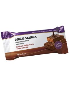 Barritas Saciantes de Chocolate 24uds Herbopuntia Herbora
