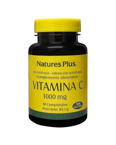 Vitamina-C 1000Mg SinGluten 60comp NatureS Plus