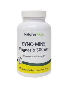 Dyno Mins Magnesio 300Mg SinGluten 90comp NatureS Plus