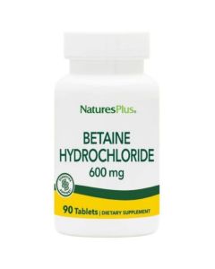 Betaina Hydrochloride 600Mg SinGluten 90comp NatureS Plus