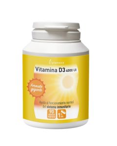 Vitamina-D3 4000Ui SinGluten 90caps Plameca
