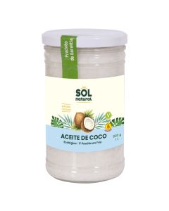 Aceite de Coco Virgen Extra Bio Vegan 1L Solnatural