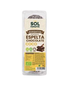 Rosquitos Espelta Choco Coco Eco Vegan 190g Solnatural