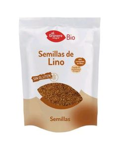 Semillas de Lino Dorado SinGluten Bio 500g El Granero Integral
