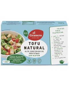 Tofu Natural Bio Pack 2x200g Granero Integral