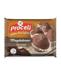 Magdalenas de Chocolate SinGluten 180g Proceli