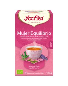 Infusion Mujer Equilibrio SinGluten Bio Vegan 17inf Yogi Tea