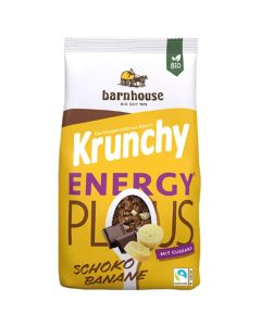 Muesli Krunchy Energy Plus Choco Platano Bio 325g Barnhouse