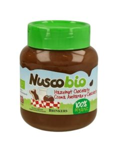 Crema de Chocolate y Avellanas Bio 400g Nuscobio