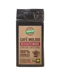 Cafe Molido descafeinado 100 Arabica Eco 250g Biocop