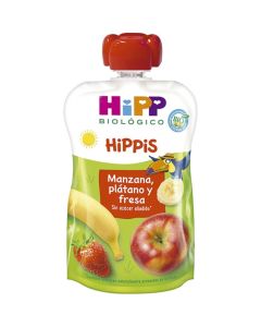 Bebible Manzana, Platano y Fresa Bio 100g HIPP