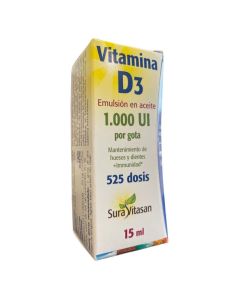 Vitamina-D3 Liquida 15ml Sura Vitasan