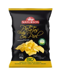 Patatas Fritas con Piel Bio 40g Natursoy