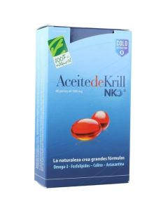 Aceite de Krill NKO 500Mg 40caps 100  Natural