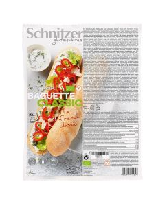 Baguette Classic Maiz para Hornear SinGluten Bio 360g Schnitzer