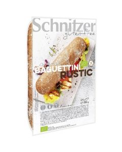 Mini Baguette Rustica SinGluten Eco 200g Schnitzer