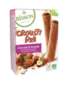 Crousty Roll Cacao Avellana SinGluten Bio 125g Bisson