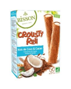 Crousty Roll Cacao Coco SinGluten Bio 125g Bisson