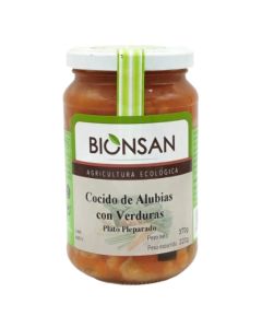 Cocido de Alubias con Verduras Eco 370g Bionsan