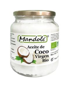 Aceite de Coco Virgen Bio 550g Mandole