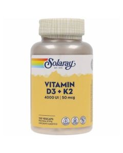 Vitamina-D3K2 120caps Solaray