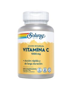 Vitamina-C 1000Mg SinGluten Vegan 100comp Solaray
