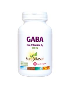 Gaba con Vitamina B6 600Mg 60caps Sura Vitasan