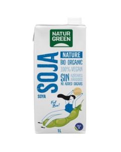 Bebida Vegetal de Soja Nature Bio Vegan 6x1L Natur-Green