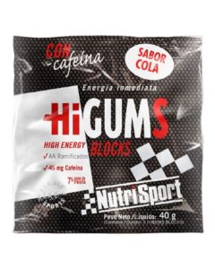 Higums Blocks Cola con Cafeina 20inf Nutri-Sport