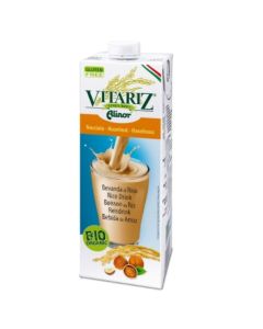 Bebida Vegetal de Arroz con Avellana SinGluten Bio Vegan 10x1L Vitariz