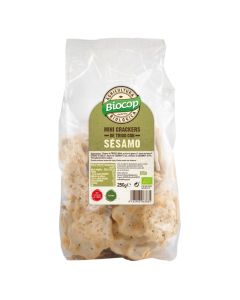 Mini Crackers Trigo Sesamo Bio Vegan 250g Biocop