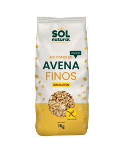 Copos de Avena Finos SinGluten Bio 1kg Solnatural