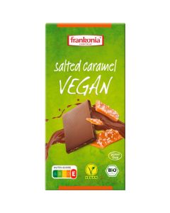 Chocolate con Caramelo Salado SinGluten Bio Vegan 100g Frankonia