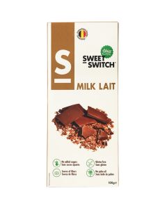 Chocolate con Leche Belga con Stevia SinGluten 100g Sweet Switch