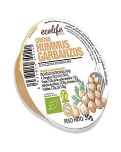 Crema Hummus de Garbanzos Vegan 50g Ecolife Food
