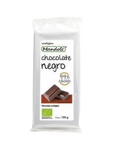 Choco Negro 99% Cacao Bio 100gr Mandole