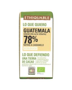 Chocolatina Guatemala 78% Eco 30g Ethiquable