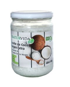 Aceite de Coco Virgen Extra SinGluten Eco 400g Naturvida