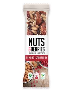 Barrita Almendras y Arandanos Vegan 15uds Nuts  Berries