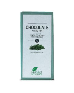Chocolate con Sal de Hierbas Mediterraneas SinGluten Eco Vegan 100g Herbes De La Conca