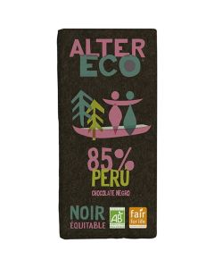 Chocolate Negro Peru 85 Bio 100g Altereco