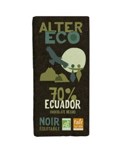 Chocolate Negro Ecuador 70 Bio 100g Altereco