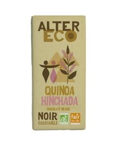 Chocolate Negro con Quinoa Hinchada Bio 100g Altereco