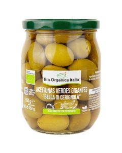 Aceitunas Verde Gigantes Vegan Bio 550g Bio Organica Italia