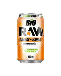 Bebida Isotonica Naranja y Mango Bio 330ml Raw