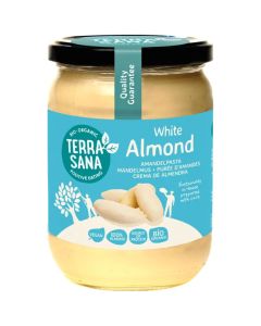 Crema blanca de almendra Bio Vegan 500g Terrasana